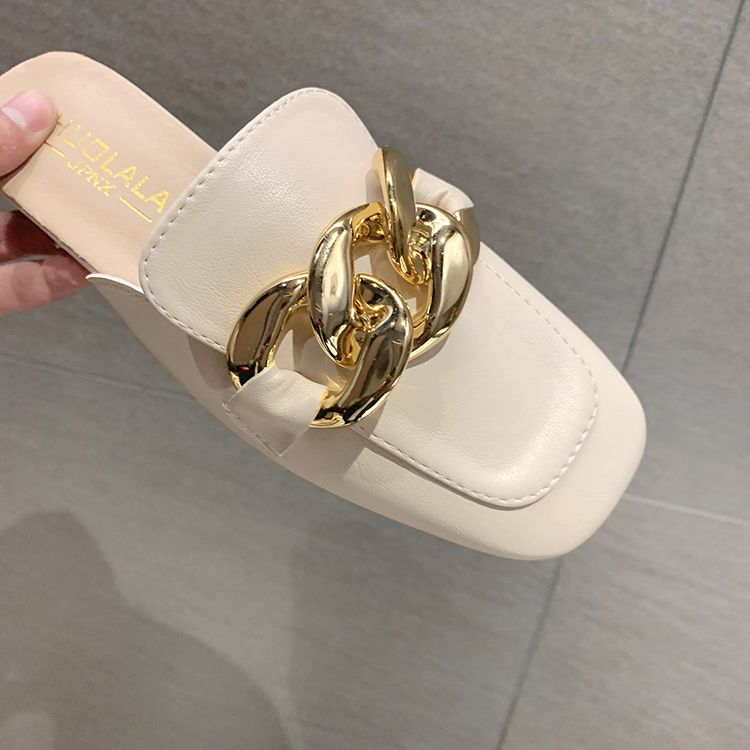 Goosudu Casual Street Split Joint Closed Comfortable Out Door Slippers Shoes