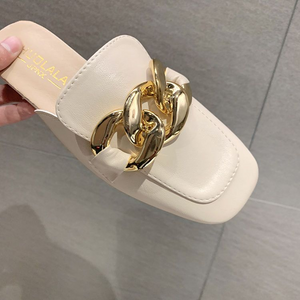 Goosudu Casual Street Split Joint Closed Comfortable Out Door Slippers Shoes