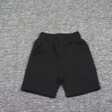 New Summer Knitted Children's Cotton Middle Pants 5 Pants Boys Girl's Sports Shorts White Black Shorts