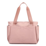 Solid Color Shoulder Bag Leisure Light Travel Bag Durable Multi-Bag Waterproof Nylon Cloth Bag Shoulder Bag New Large Capacity Women's Bag