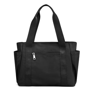 Solid Color Shoulder Bag Leisure Light Travel Bag Durable Multi-Bag Waterproof Nylon Cloth Bag Shoulder Bag New Large Capacity Women's Bag