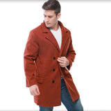 2025 winter new eBay double-breasted  wholesale medium and long men's lapel woolen trench coat fast sell wish