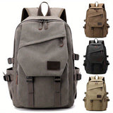 Vintage Style Fashion Travel Backpack, Large Capacity Outdoor Nylon and Polyamide Double Shoulder Bag, Casual Sports Backpack