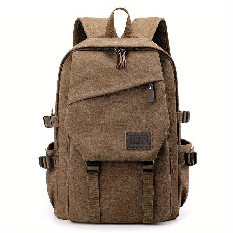 Vintage Style Fashion Travel Backpack, Large Capacity Outdoor Nylon and Polyamide Double Shoulder Bag, Casual Sports Backpack
