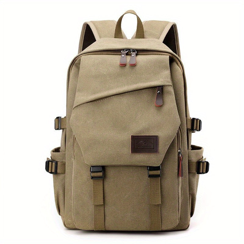 Vintage Style Fashion Travel Backpack, Large Capacity Outdoor Nylon and Polyamide Double Shoulder Bag, Casual Sports Backpack