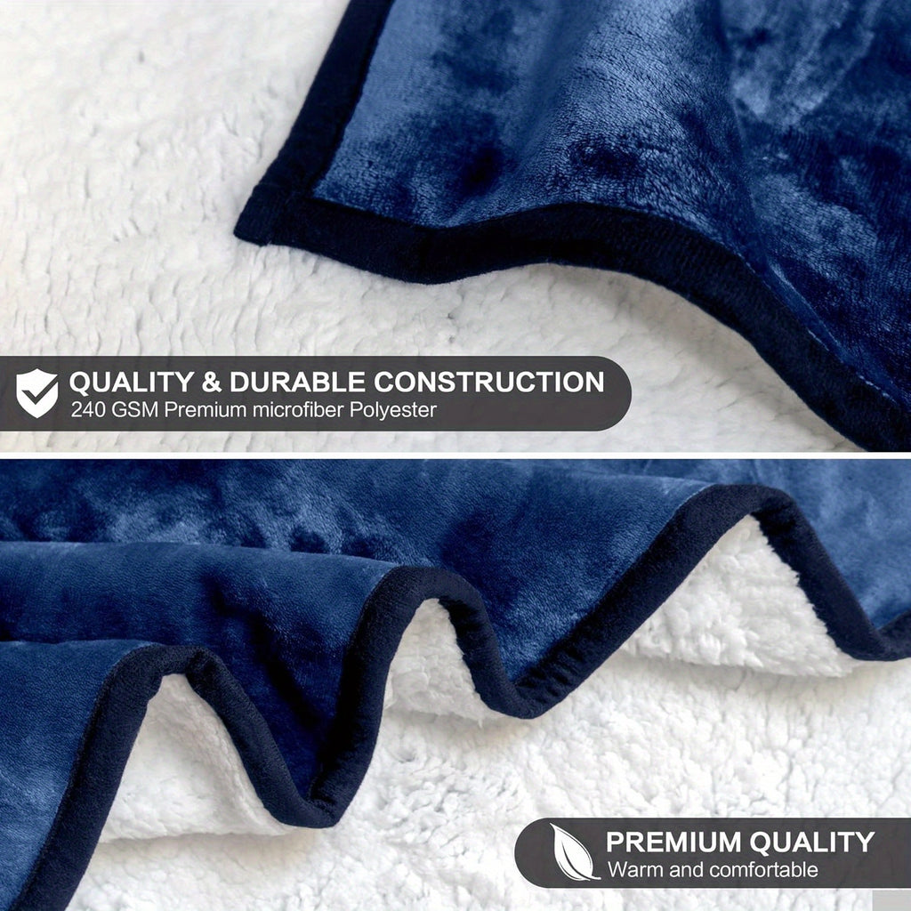 Super Soft Penguin Hooded Wearable Blanket - Flannel & Sherpa Fleece Adult Cloak with Gloves - Machine Washable, Premium 240 GSM Microfiber Polyester - Contemporary Animal Themed Warm Throw Wrap