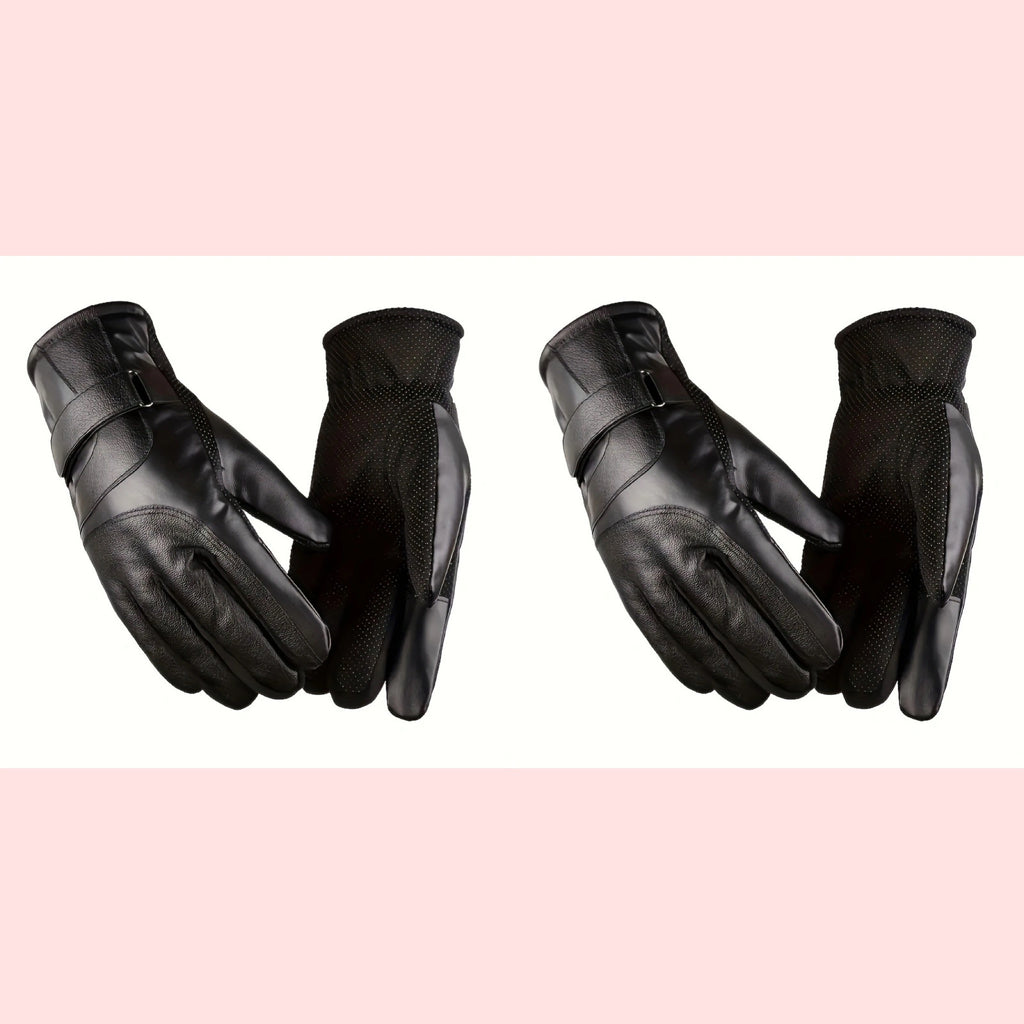 Cozy Touchscreen Gloves - Waterproof, Non-Slip for Winter Skiing & Cycling