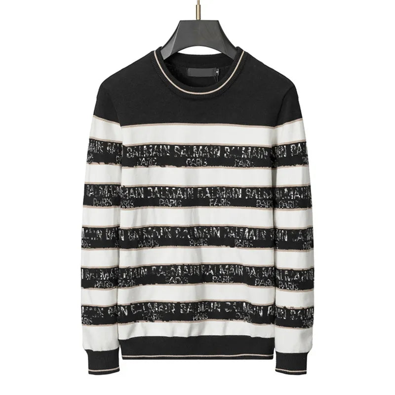 Mens Womens Designers Sweaters Luxurious Pullover Thickened Classic plaid printing warm Men Hoodie Long Sleeve jumper Sweatshirt Winter Clothes M-3XL