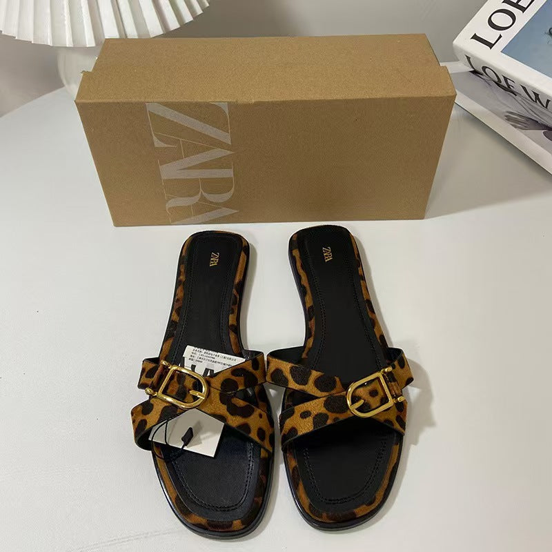 Goosudu Casual Beach Shoes Wear Outside Slippers Shoes