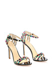 goosudu Fresco Rivet Buckle Stiletto Sandals