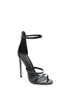 goosudu Davo Leather Zipper Stiletto Sandals