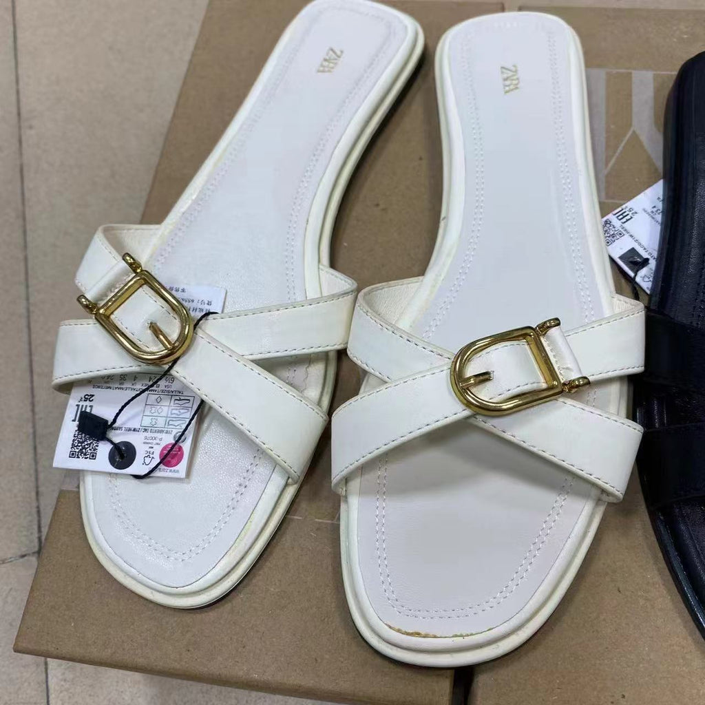 Goosudu Casual Beach Shoes Wear Outside Slippers Shoes