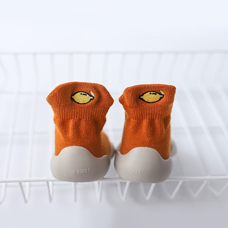 Ultra-Soft Baby Boys Slip-On Sock Shoes - Hassle-Free Walking with Secure Grip - Perfect for Indoor & Outdoor Playtime, All Seasons