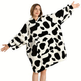 Krifey Wearable Blanket Hoodie, Oversized Sherpa Hooded As Birthday Gifts For Mom Women Girlfriend Men, Cozy Sweatshirt With Giant Pocket