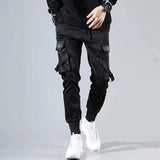 Mens Pants Streetwear Black Harem Joggers Male Cargo Hip Hop Casual Pockets Sweatpants Oversized Fashion Trousers 230310