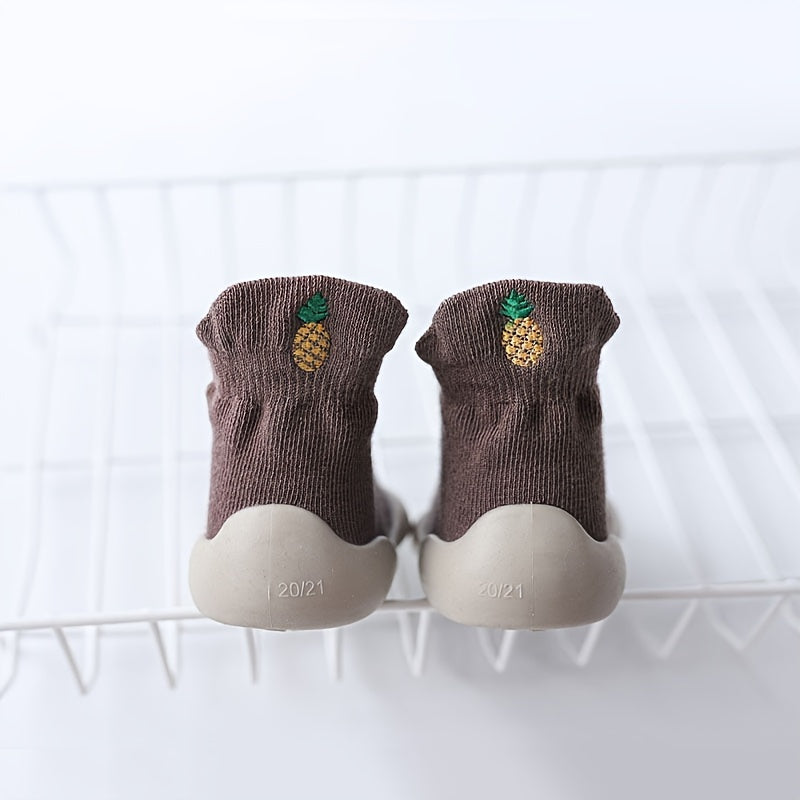 Ultra-Soft Baby Boys Slip-On Sock Shoes - Hassle-Free Walking with Secure Grip - Perfect for Indoor & Outdoor Playtime, All Seasons