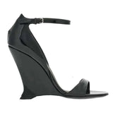 Fashion Wedge Peep-Toe Runway Roman High Heels Sky-High Solid Sandals Kq8