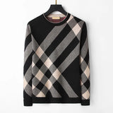 Mens Womens Designers Sweaters Luxurious Pullover Thickened Classic plaid printing warm Men Hoodie Long Sleeve jumper Sweatshirt Winter Clothes M-3XL