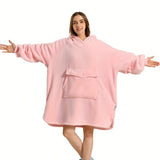 Krifey Wearable Blanket Hoodie, Oversized Sherpa Hooded As Birthday Gifts For Mom Women Girlfriend Men, Cozy Sweatshirt With Giant Pocket