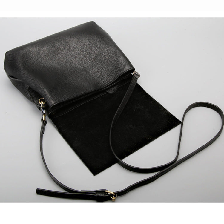 2025 new multi-layer storage mini bag, shoulder messenger bag, first-layer cowhide diagonal span small bag, wholesale by Popular trade manufacturers