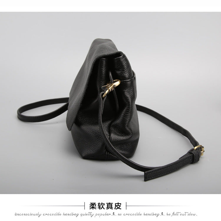 2025 new multi-layer storage mini bag, shoulder messenger bag, first-layer cowhide diagonal span small bag, wholesale by Popular trade manufacturers