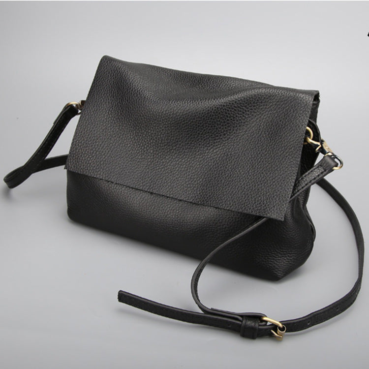 2025 new multi-layer storage mini bag, shoulder messenger bag, first-layer cowhide diagonal span small bag, wholesale by Popular trade manufacturers
