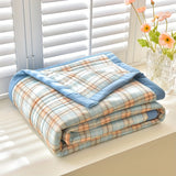 Ultra-Soft Summer Cooling Blanket - Cartoon Print, Breathable & Skin-Friendly, Perfect for Bedroom Decor