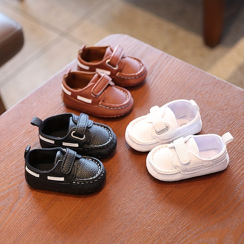 First Walker Shoes, Lightweight Hook And Loop Fastener Shoes For Baby Boys Toddler Infant Newborn Kids