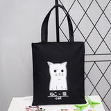 Simple Korean Style Women's Bags Casual Student Oxford Tote Bag Creative Fashion Solid Color Cloth Bag for Women