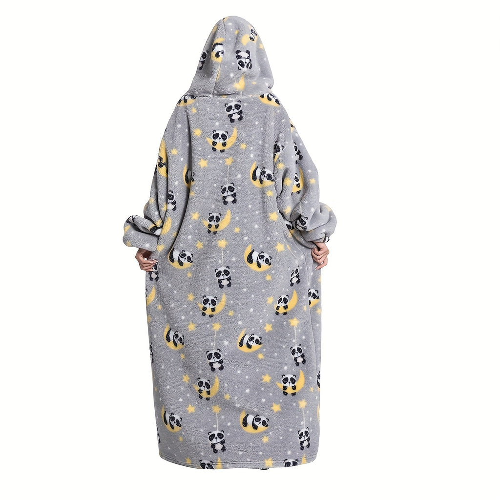 Cozy Wearable Hoodie Blanket - Soft, Oversized, One-Size-Fits-Most, Wearable Blanket for Ultimate Comfort - Perfect for Women, Men, and Adults of All Ages!