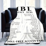 Soft Fleece Bible Verse Throw Blanket: Comforting Christian Scriptures for All Seasons