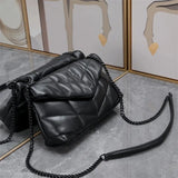 Shoulder Bag Puffer Women Crossbody Totes Backpack Purse Handbags Seam Leather Ladies Metal Chain Clamshell Messenger Luxurys Designers Bags