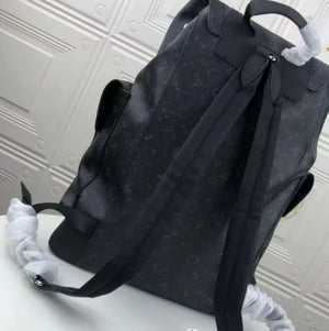 REAL LEATHER Christopher Backpack PM Men Luggage bag duffel knapsack Mens Hiking Luggage bags Designer Travel Schoolbag Large Capacity knapsack Designer Backpack