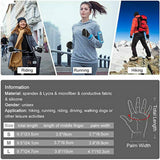 STONESKY Anti-slip Running Cycling Sports Gloves Touch Screen Gloves Winter Gloves US