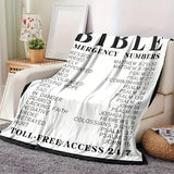 Soft Fleece Bible Verse Throw Blanket: Comforting Christian Scriptures for All Seasons