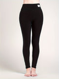 Fleece Liner Soft Yoga Pants, High Waist Stretchy Slim Fit Yoga Leggings, Women's Activewear
