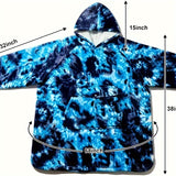 Krifey Wearable Blanket Hoodie, Oversized Sherpa Hooded As Birthday Gifts For Mom Women Girlfriend Men, Cozy Sweatshirt With Giant Pocket