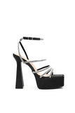 goosudu Fesila Diamante Strappy Platform Pumps