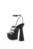 goosudu Fesila Diamante Strappy Platform Pumps