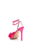 goosudu Glylah Bow Diamante Strappy Stiletto Sandals