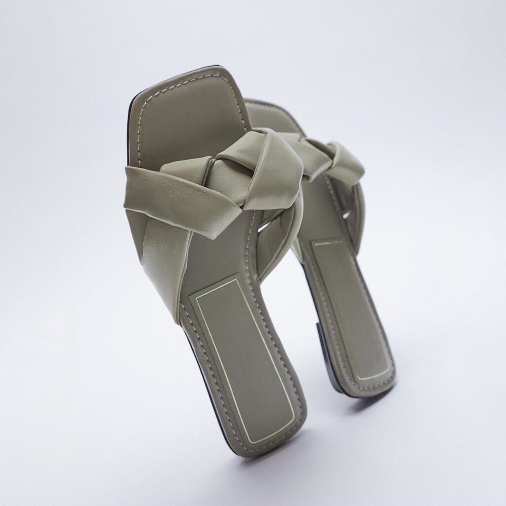 Woven Flat Sandals Women's Shoes Summer New Outer Wear Flat Slippers for Women Slides Women Shoes