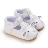woloong Newborn Baby Boys Girls Shoes Cute Cartoon Animal PU Leather Buckle First Walkers Spring Autumn Sneakers Shoe 0-18M