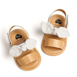 woloong Fashion Newborn Infant Baby Girls Princess Shoes Bowknot Toddler Summer Sandals PU Non-slip Shoes 0-18M