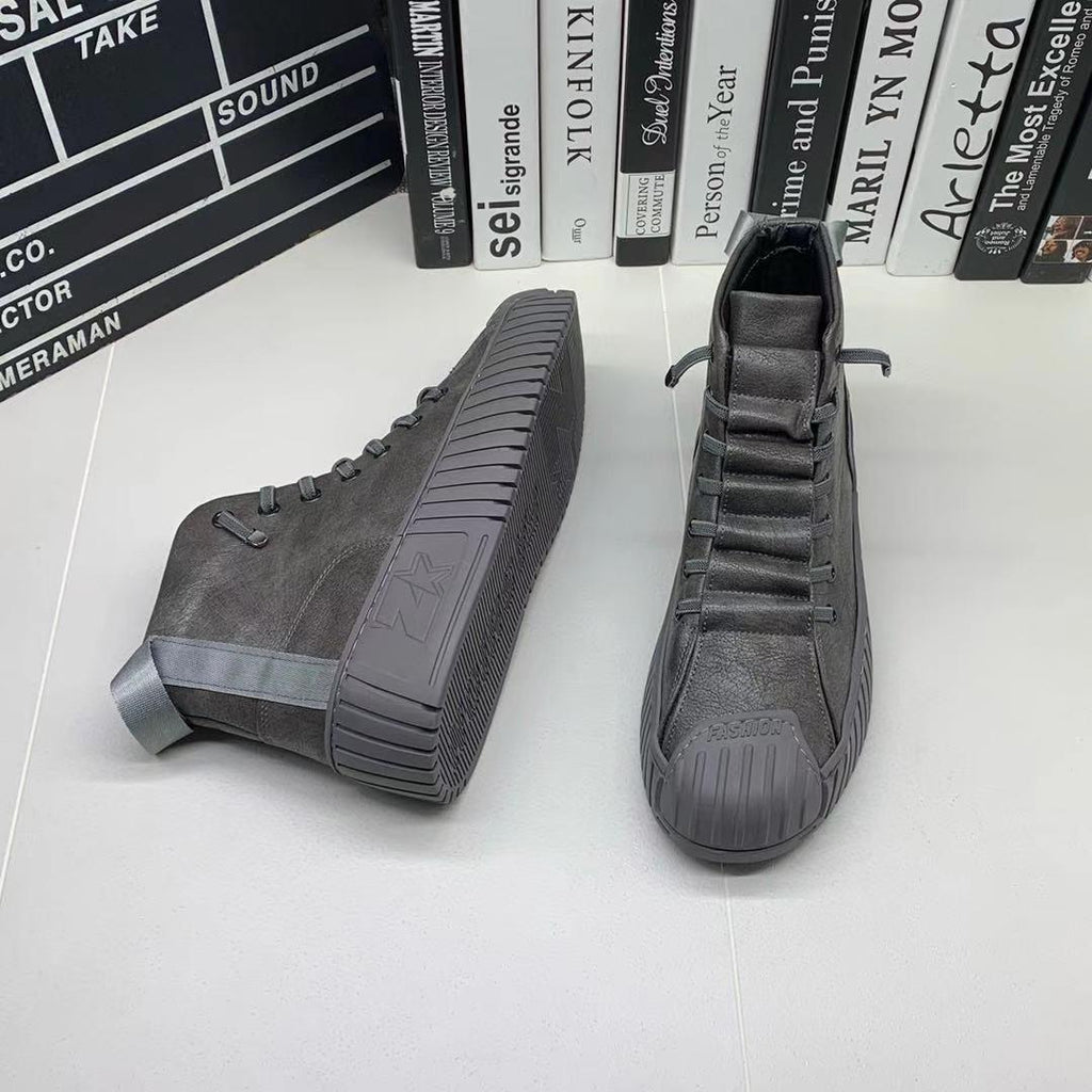 woloong  Autumn Winter New Male Martin Boots Increase Boots Fashion Casual Shoes Sneakers High-quality Thick-soled Shoes Men's Shoes