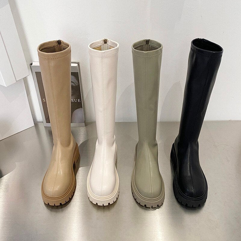 woloong Ankle Chelsea Boots New Winter Mid Heels Platform Women Botas Snow Warm Designer Motorcycle Boots Gladiator Oxford Zapatos