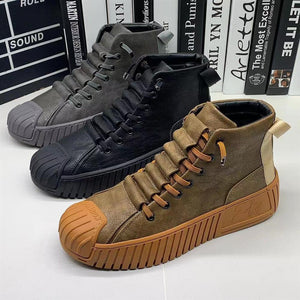 woloong  Autumn Winter New Male Martin Boots Increase Boots Fashion Casual Shoes Sneakers High-quality Thick-soled Shoes Men's Shoes