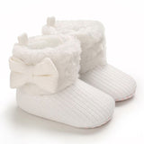 woloong Baby Winter Cute Shoes for Girls Walk Boots for Boys Star Ankle Kids Shoes Toddlers Comfort Soft Newborns Warm Knitted Booties