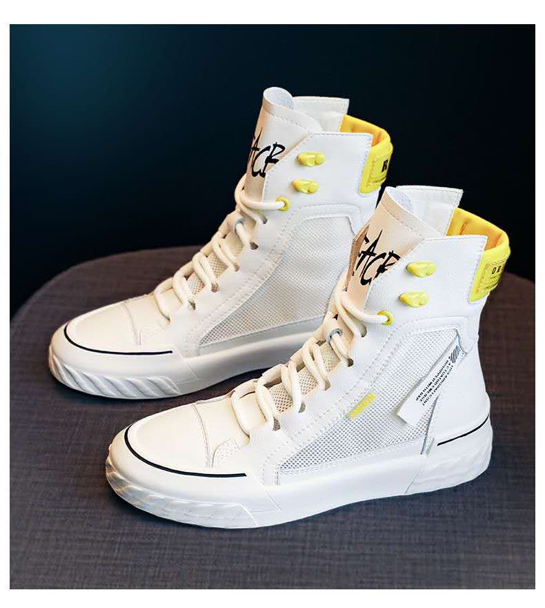 woloong Platform Women's Sneakers New Spring Canvas Lace-Up Vulcanized Shoes Summer Breathable White Casual Women Shoes