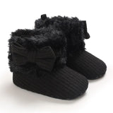 woloong Baby Winter Cute Shoes for Girls Walk Boots for Boys Star Ankle Kids Shoes Toddlers Comfort Soft Newborns Warm Knitted Booties