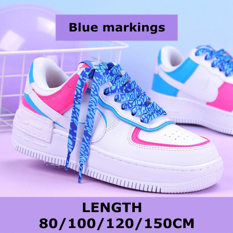 goosudu   Flat Shoelaces Rainbow Colour Shoe Laces Casual Canvas Shoes Colorful Shoelace Print Gradient Suitable for All Unisex 1 Pair